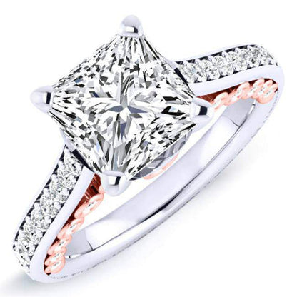 Nala Princess Diamond Engagement Ring (Lab Grown Igi Cert) whitegold