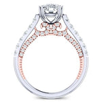 Nasrin Cushion Diamond Engagement Ring (Lab Grown Igi Cert) whitegold