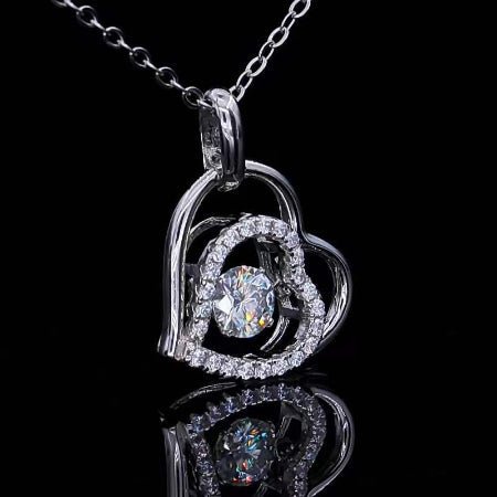 Nayeli Diamond Necklace (Clarity Enhanced) whitegold