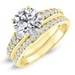 Holly - GIA Certified Round Diamond Bridal Set