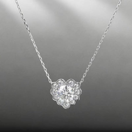 Nessa Diamond Necklace (Clarity Enhanced) whitegold