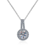 Neva Diamond Necklace (Clarity Enhanced) whitegold