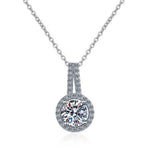 Neva Diamond Necklace (Clarity Enhanced) whitegold