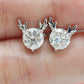 Nicolette Moissanite Earrings whitegold