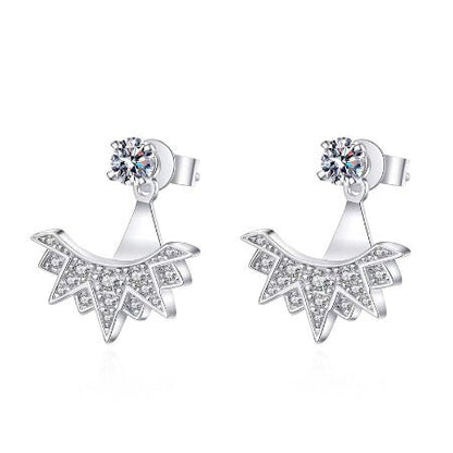 Nida Diamond Earrings whitegold