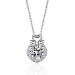 Nola Diamond Necklace (Clarity Enhanced) whitegold