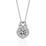 Nola Diamond Necklace (Clarity Enhanced) whitegold