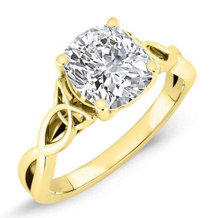 Nolina Cushion Diamond Engagement Ring (Lab Grown Igi Cert) yellowgold