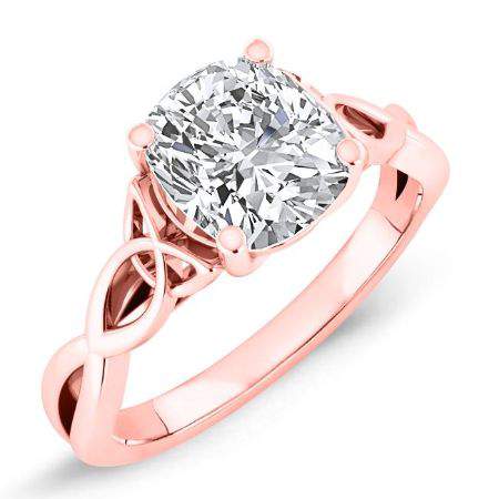 Nolina Cushion Diamond Engagement Ring (Lab Grown Igi Cert) rosegold