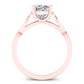 Nolina Cushion Diamond Engagement Ring (Lab Grown Igi Cert) rosegold