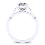 Nolina Matching Band Only ( Engagement Ring Not Included) For Ring With Cushion Center whitegold
