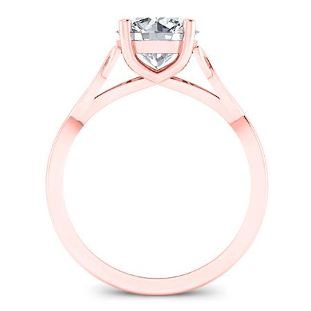 Nolina Round Diamond Engagement Ring (Lab Grown Igi Cert) rosegold