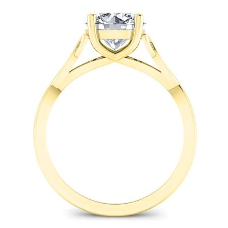 Nolina Round Diamond Engagement Ring (Lab Grown Igi Cert) yellowgold