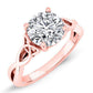 Nolina Round Diamond Engagement Ring (Lab Grown Igi Cert) rosegold