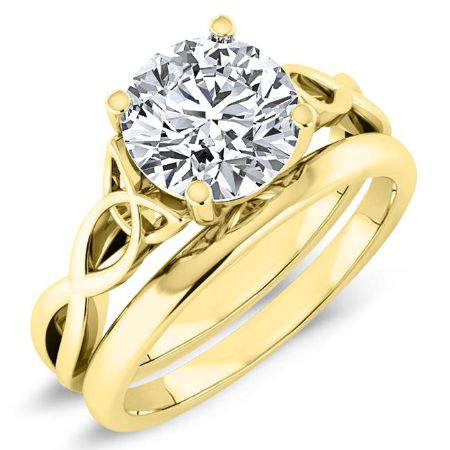 Nolina Round Diamond Bridal Set (Lab Grown Igi Cert) yellowgold