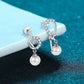 Noreen Moissanite Earrings whitegold