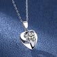 Novalee Moissanite Necklace whitegold