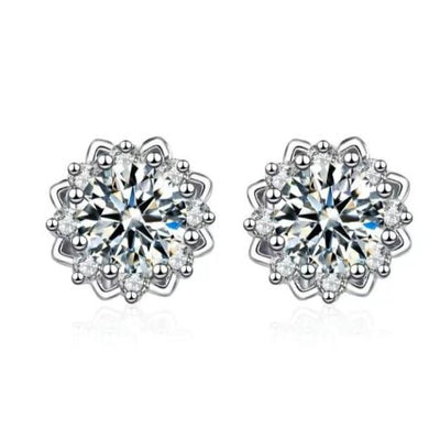 Nyla Diamond Earrings (Clarity Enhanced) whitegold