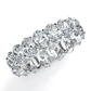 Oval Cut Moissanite Eternity Band