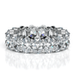 Oval Cut Moissanite Eternity Band