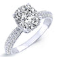 Oxalis Cushion Diamond Bridal Set (Lab Grown Igi Cert) whitegold