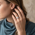 Oxalis - GIA Natural Round Diamond Engagement Ring