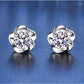 Paisley Moissanite Earrings whitegold