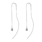 Paula Tassel Diamond Earrings whitegold