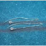 Paula Tassel Diamond Earrings whitegold