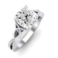 Pavonia Diamond Matching Band Only (does Not Include Engagement Ring)  For Ring With Cushion Center whitegold