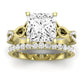 Pavonia Diamond Matching Band Only (does Not Include Engagement Ring)  For Ring With Princess Center yellowgold