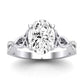 Pavonia Oval Diamond Bridal Set (Lab Grown Igi Cert) whitegold