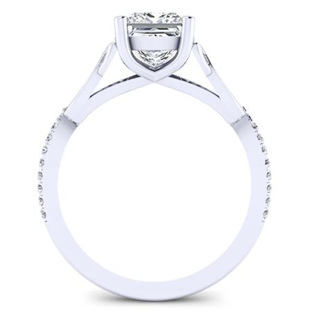 Pavonia Princess Diamond Bridal Set (Lab Grown Igi Cert) whitegold