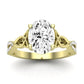 Pavonia Oval Diamond Bridal Set (Lab Grown Igi Cert) yellowgold