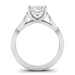 Pavonia Oval Diamond Bridal Set (Lab Grown Igi Cert) whitegold