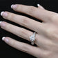 Peony Round Diamond Engagement Ring (Lab Grown Igi Cert) whitegold