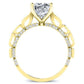 Peregrine Cushion Diamond Bridal Set (Lab Grown Igi Cert) yellowgold