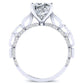 Peregrine Cushion Diamond Bridal Set (Lab Grown Igi Cert) whitegold