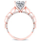 Peregrine Diamond Matching Band Only (engagement Ring Not Included) For Ring With Princess Center rosegold