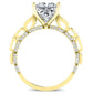 Peregrine Diamond Matching Band Only (engagement Ring Not Included) For Ring With Princess Center yellowgold