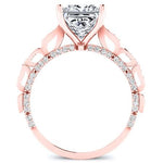 Peregrine Princess Diamond Engagement Ring (Lab Grown Igi Cert) rosegold