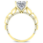 Peregrine Princess Diamond Engagement Ring (Lab Grown Igi Cert) yellowgold