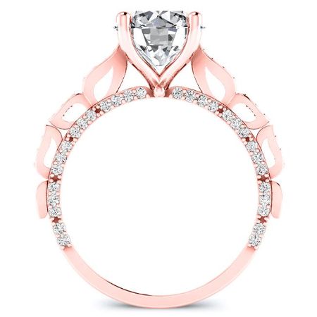 Peregrine Round Diamond Bridal Set (Lab Grown Igi Cert) rosegold