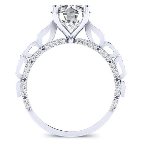 Peregrine Round Diamond Bridal Set (Lab Grown Igi Cert) whitegold