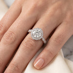 Petal - GIA Natural Round Diamond Engagement Ring