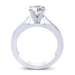 Petunia Round Diamond Engagement Ring (Lab Grown Igi Cert) whitegold