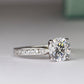 Petunia Round Diamond Engagement Ring (Lab Grown Igi Cert) whitegold