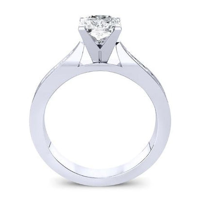 Petunia Round Diamond Bridal Set (Lab Grown Igi Cert) whitegold