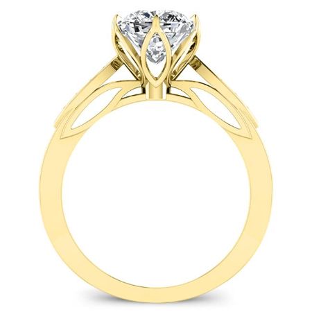 Pieris Cushion Diamond Bridal Set (Lab Grown Igi Cert) yellowgold