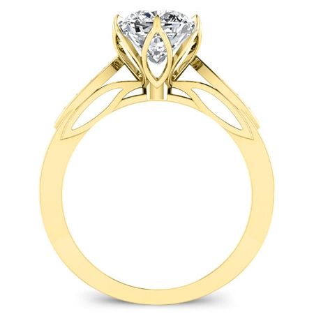 Pieris Cushion Diamond Bridal Set (Lab Grown Igi Cert) yellowgold